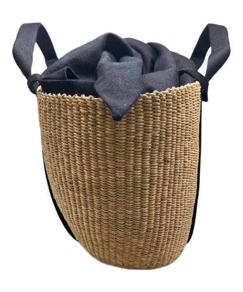 muun（ムーニュ）MUUN (ムーニュ) カゴバッグ ベージュの古着・服飾アイテム