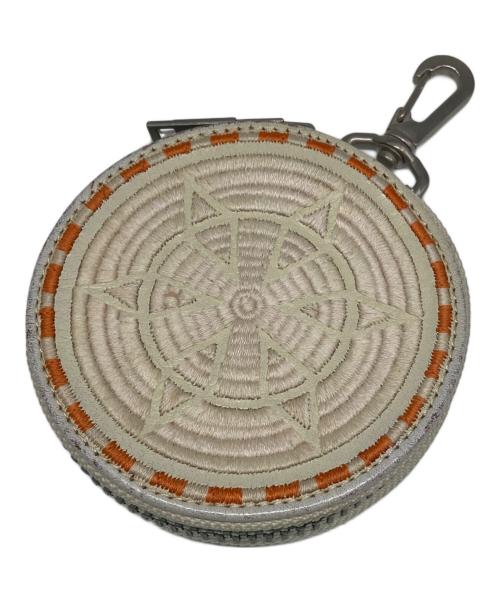 blackmeans（ブラックミーンズ）blackmeans (ブラックミーンズ) サークルポーチ ベージュの古着・服飾アイテム