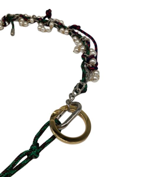 KOLOR（カラー）KOLOR (カラー) パールネックレス グリーンの古着・服飾アイテム