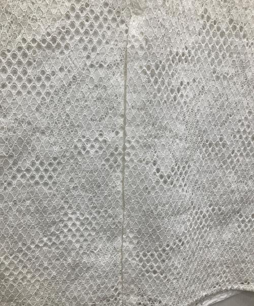 UNITED ARROWS TOKYO（ユナイテッドアローズトウキョウ）UNITED ARROWS TOKYO (ユナイテッドアローズトウキョウ) レースノースリーブワンピース ホワイト サイズ:36の古着・服飾アイテム