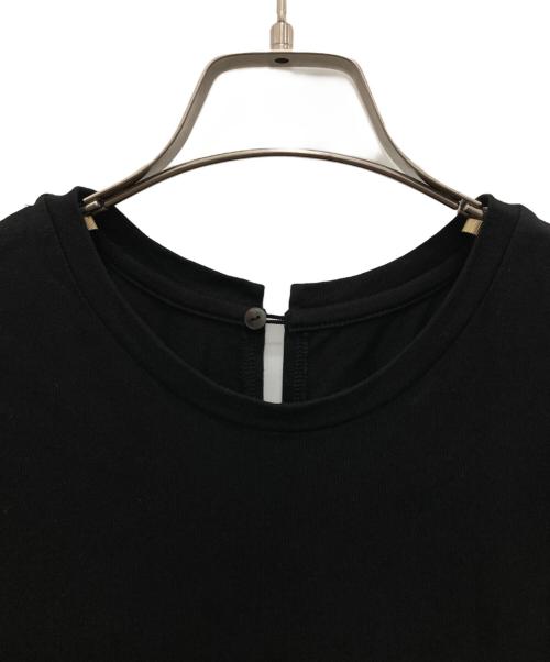 Spick and Span（スピック＆スパン）Spick and Span (スピックアンドスパン) カットソー×サッカーコンビワンピース ブラック サイズ:表記無し(実寸ご確認ください）の古着・服飾アイテム