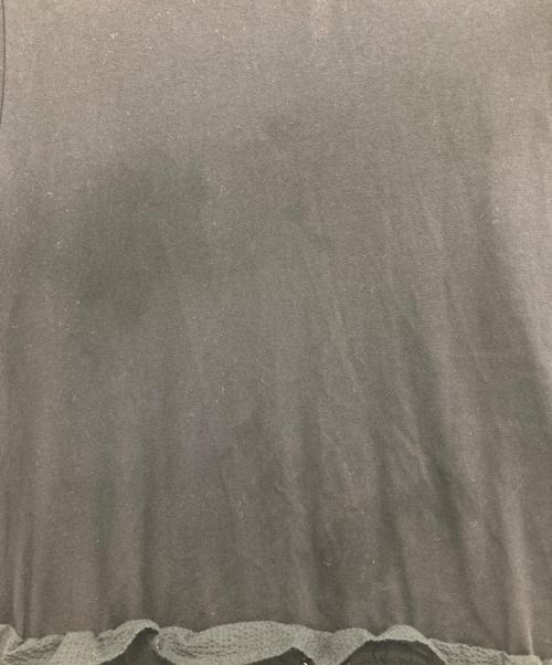 Spick and Span（スピック＆スパン）Spick and Span (スピックアンドスパン) カットソー×サッカーコンビワンピース ブラック サイズ:表記無し(実寸ご確認ください）の古着・服飾アイテム