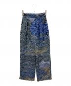 Ameriアメリ）の古着「MEDI RACHEL FLUFFY ART PANTS」｜ブルー