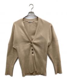 AEWEN MATOPH（イウエン マトフ）の古着「ポリエステルコットンカーディガン」｜ベージュ