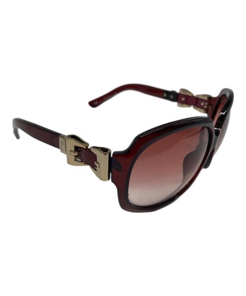 GUCCI（グッチ）GUCCI (グッチ) サングラス ボルドー サイズ:62□14の古着・服飾アイテム
