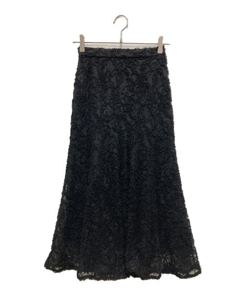CELFORD（セルフォード）CELFORD (セルフォード) レースマーメイドラインスカート ブラック サイズ:36の古着・服飾アイテム