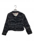 HER LIP TOハーリップトゥ）の古着「ツイードジャケット」｜ブラック