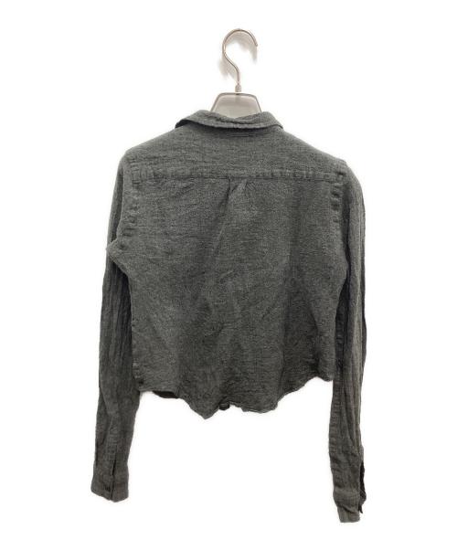 ROBE DE CHAMBRE COMME DES GARCONS（ローブドシャンブル コムデギャルソン）ROBE DE CHAMBRE COMME DES GARCONS (ローブドシャンブル コムデギャルソン) ウールシャツ グレー サイズ:サイズ記載なし（実寸ご確認ください）の古着・服飾アイテム
