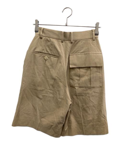 UNDERCOVER（アンダーカバー）UNDERCOVER (アンダーカバー) Studs Silk Blend Bijou Short Pant ベージュ サイズ:１の古着・服飾アイテム