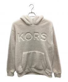 MICHAEL KORS（マイケル・コース）の古着「プルオーバーボアフーディ」｜アイボリー