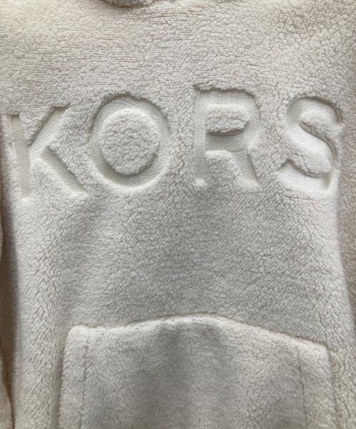 MICHAEL KORS（マイケル・コース）MICHAEL KORS (マイケルコース) プルオーバーボアフーディ アイボリー サイズ:M 未使用品の古着・服飾アイテム