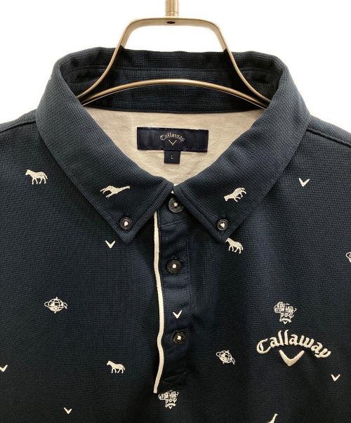 Callaway（キャロウェイ）Callaway (キャロウェイ) ゴルフウェア(トップス) ネイビー サイズ:Lの古着・服飾アイテム