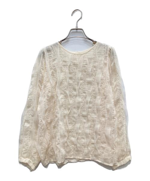 IRENE（アイレネ）IRENE (アイレネ) 長袖ブラウス アイボリー サイズ:Freeの古着・服飾アイテム