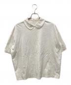 YORIヨリ）の古着「襟付きカットソー」｜ホワイト