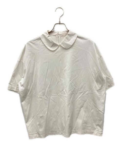 YORI（ヨリ）YORI (ヨリ) 襟付きカットソー ホワイト サイズ:Freeの古着・服飾アイテム
