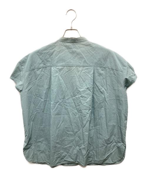 YORI（ヨリ）YORI (ヨリ) リボンタイブラウス ブルー サイズ:38の古着・服飾アイテム