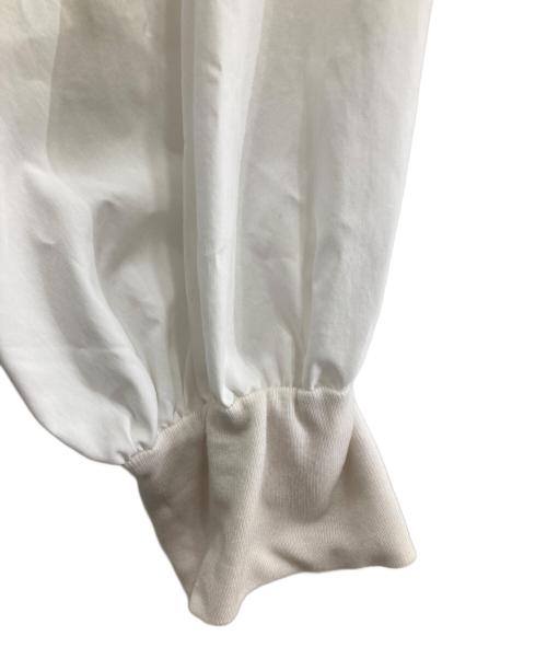 YORI（ヨリ）YORI (ヨリ) ランタンAラインブラウス ホワイト サイズ:Fの古着・服飾アイテム