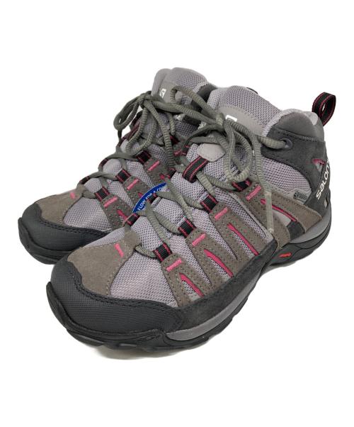 SALOMON（サロモン）SALOMON (サロモン) トレッキングシューズ グレー サイズ:22.5 未使用品の古着・服飾アイテム