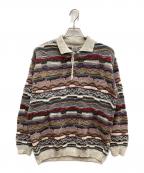 GLOBE-TROTTERグローブトロッター）の古着「総柄3Dニット」｜マルチカラー