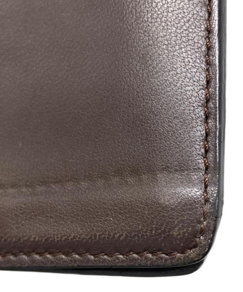 BOTTEGA VENETA（ボッテガベネタ）BOTTEGA VENETA (ボッテガベネタ) イントレチャートカードケース ブラウンの古着・服飾アイテム