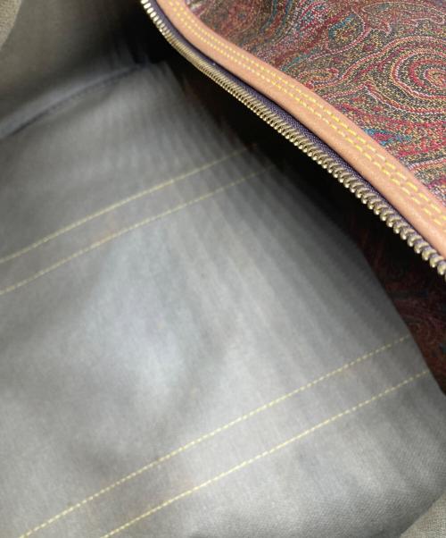 ETRO（エトロ）ETRO (エトロ) ボストンバッグ ブラウンの古着・服飾アイテム