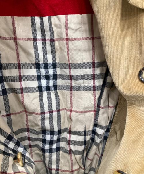 BURBERRY LONDON（バーバリーロンドン）BURBERRY LONDON (バーバリーロンドン) コーデュロイコート ブラウン サイズ:UK12の古着・服飾アイテム