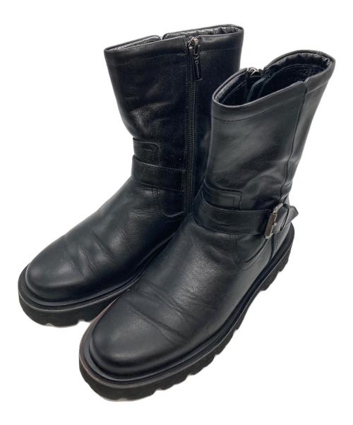 卑弥呼（ヒミコ）卑弥呼 (ヒミコ) トラックソールエンジニアブーツ ブラック サイズ:22の古着・服飾アイテム