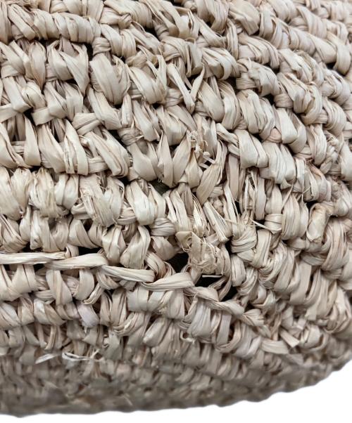 VIOLAd'ORO（ヴィオラドーロ）VIOLAd'ORO (ヴィオラドーロ) 2wayラフィアショルダーバッグ ベージュの古着・服飾アイテム