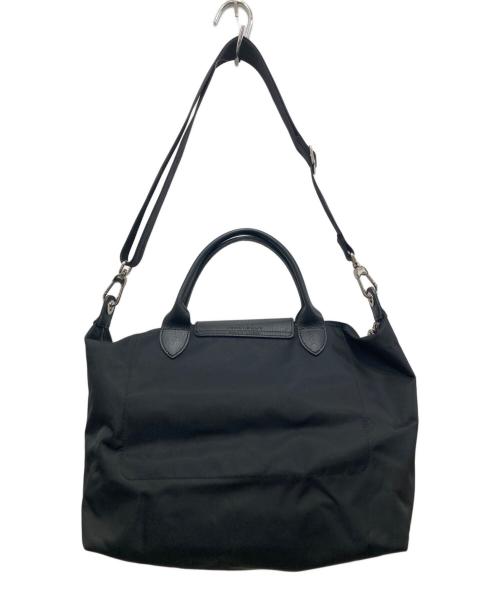 LONGCHAMP（ロンシャン）LONGCHAMP (ロンシャン) ルプリアージュ2WAYバッグ ブラックの古着・服飾アイテム