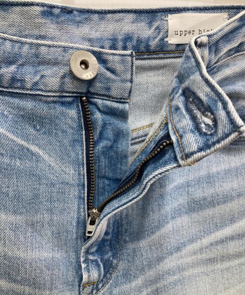 upper hights（アッパーハイツ）upper hights (アッパーハイツ) THE BRIGITTE デニムパンツ/ザ ブリジット デニムパンツ ブルー サイズ:W25 未使用品の古着・服飾アイテム