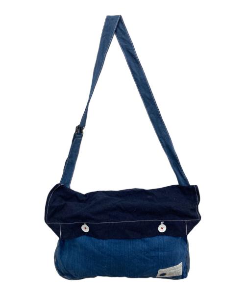 Denham（デンハム）Denham (デンハム) ショルダーバッグ ブルーの古着・服飾アイテム