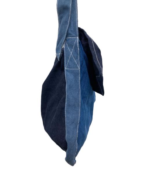 Denham（デンハム）Denham (デンハム) ショルダーバッグ ブルーの古着・服飾アイテム