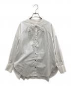 OHGAオオガ）の古着「リボンタイシャツ」｜ホワイト