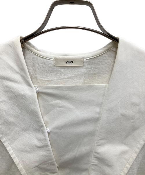 YORI（ヨリ）YORI (ヨリ) セーラーカットソー ホワイト サイズ:Freeの古着・服飾アイテム