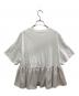 yori (ヨリ) ヘムフリルワイドカットソー ホワイト サイズ:F：5000円