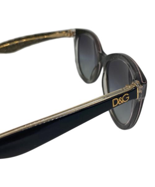 DOLCE & GABBANA（ドルチェ＆ガッバーナ）DOLCE & GABBANA (ドルチェ＆ガッバーナ) サングラス ブラック サイズ:140の古着・服飾アイテム