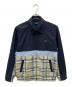 FRED PERRY（フレッドペリー）の古着「Panelled Caban Jacket/パネルドキャバンジャケット」｜ネイビー×ベージュ