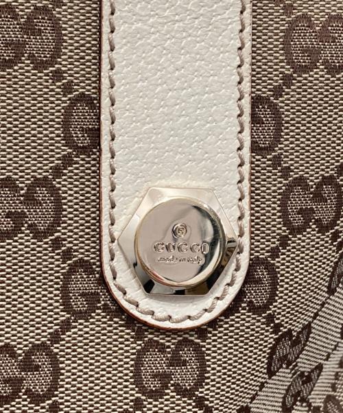 GUCCI（グッチ）GUCCI (グッチ) GGキャンバストートバッグ ベージュの古着・服飾アイテム
