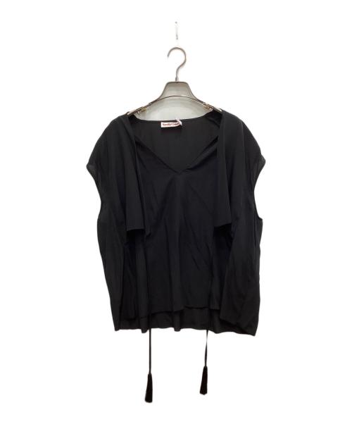 SEE BY CHLOE（シーバイクロエ）SEE BY CHLOE (シーバイクロエ) シルクブラウス ブラック サイズ:42の古着・服飾アイテム
