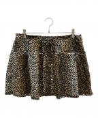 DOLCE & GABBANAドルチェ＆ガッバーナ）の古着「レオパードスカート」｜ブラウン