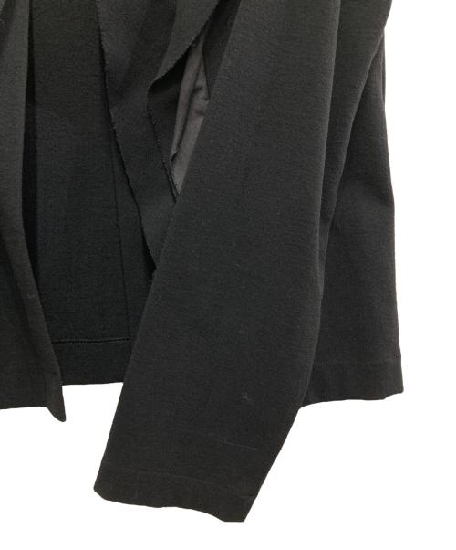 tricot COMME des GARCONS（トリココムデギャルソン）tricot COMME des GARCONS (トリココムデギャルソン) フリルデザインジャケット ブラック サイズ:不明(実寸をご確認ください)の古着・服飾アイテム