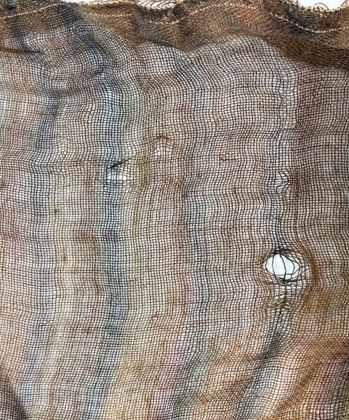 FALIERO SARTI（ファリエロサルティ）FALIERO SARTI (ファリエロサルティ) 総柄ストール ブラウンの古着・服飾アイテム