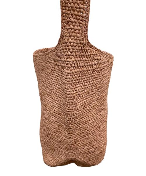 HELEN KAMINSKI（ヘレンカミンスキー）HELEN KAMINSKI (ヘレンカミンスキー) ラフィアショルダートートバッグ ピンクの古着・服飾アイテム