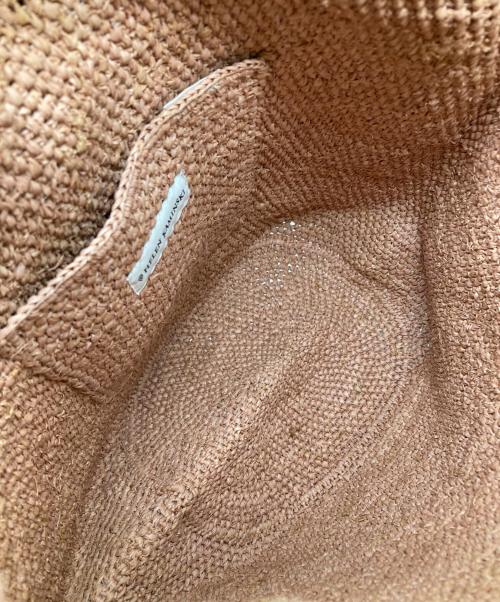 HELEN KAMINSKI（ヘレンカミンスキー）HELEN KAMINSKI (ヘレンカミンスキー) ラフィアショルダートートバッグ ピンクの古着・服飾アイテム