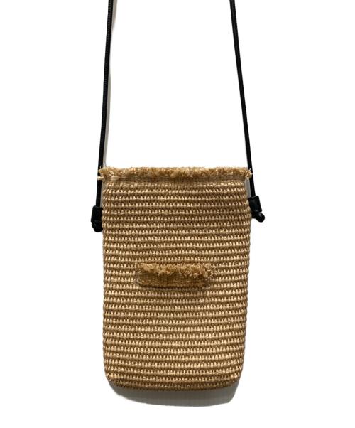 ANITA BILARDI（アニタビラルディ）ANITA BILARDI (アニタビラルディ) ショルダーポーチ ベージュの古着・服飾アイテム