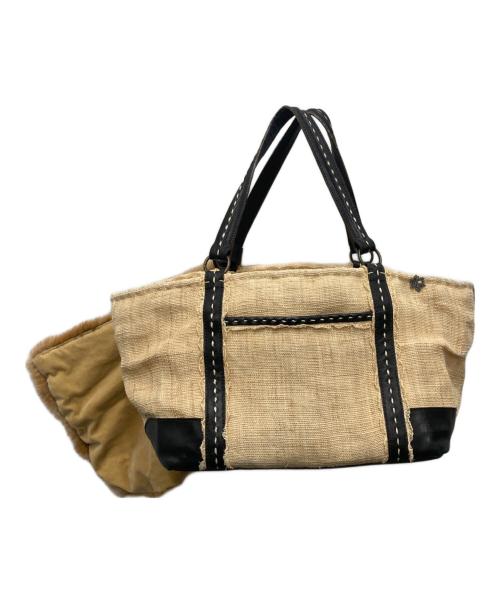 ebagos（エバゴス）ebagos (エバゴス) ハンドバッグ ベージュの古着・服飾アイテム