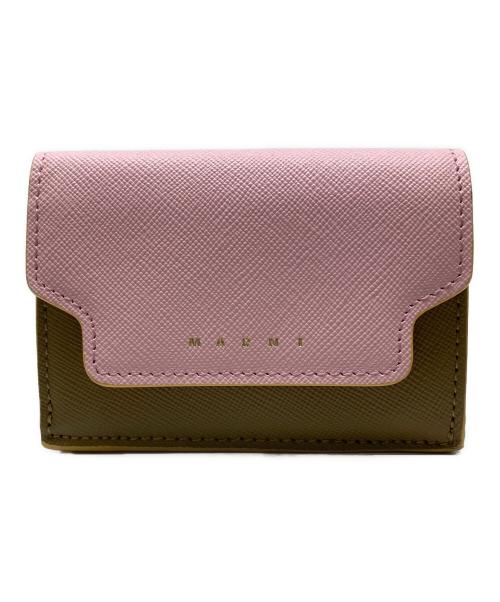 MARNI（マルニ）MARNI (マルニ) カラーコンビ3つ折り財布 マルチカラーの古着・服飾アイテム