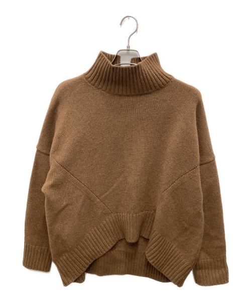 CINOH（チノ）CINOH (チノ) ハイネックニット ブラウン サイズ:38の古着・服飾アイテム