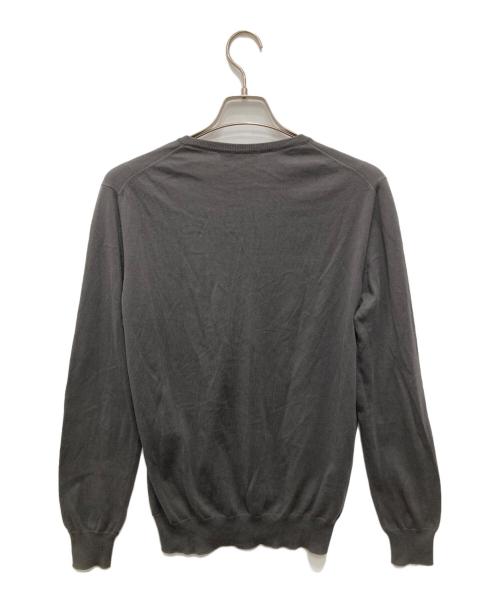 Cruciani（クルチアーニ）Cruciani (クルチアーニ) Vネックコットンニット グレー サイズ:50の古着・服飾アイテム