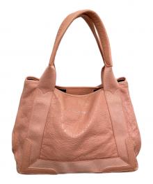 BALENCIAGA（バレンシアガ）の古着「NAVY CABAS S」｜ピンク